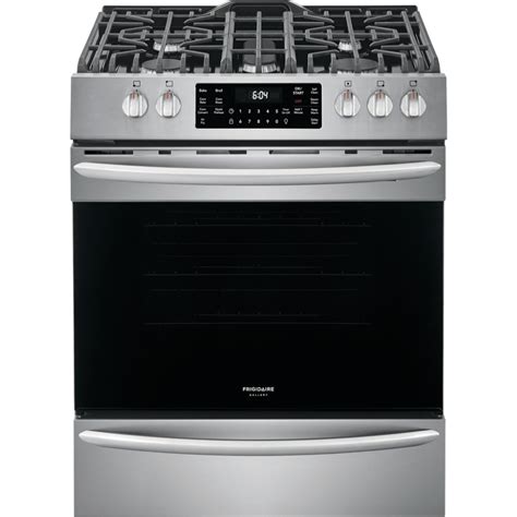 frigidaire slide in gas range with air fryer